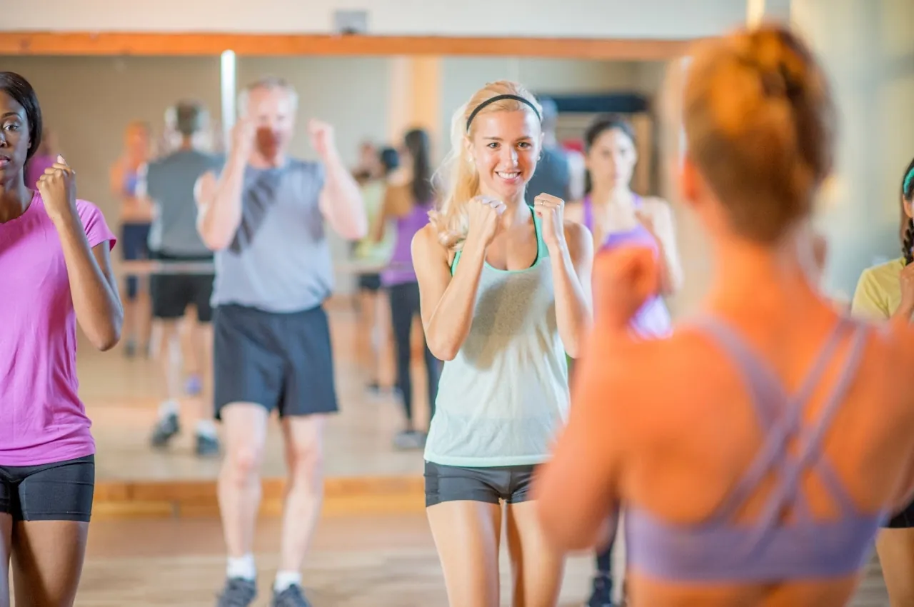 Kickboxing self-defense training at ABC Martial Arts