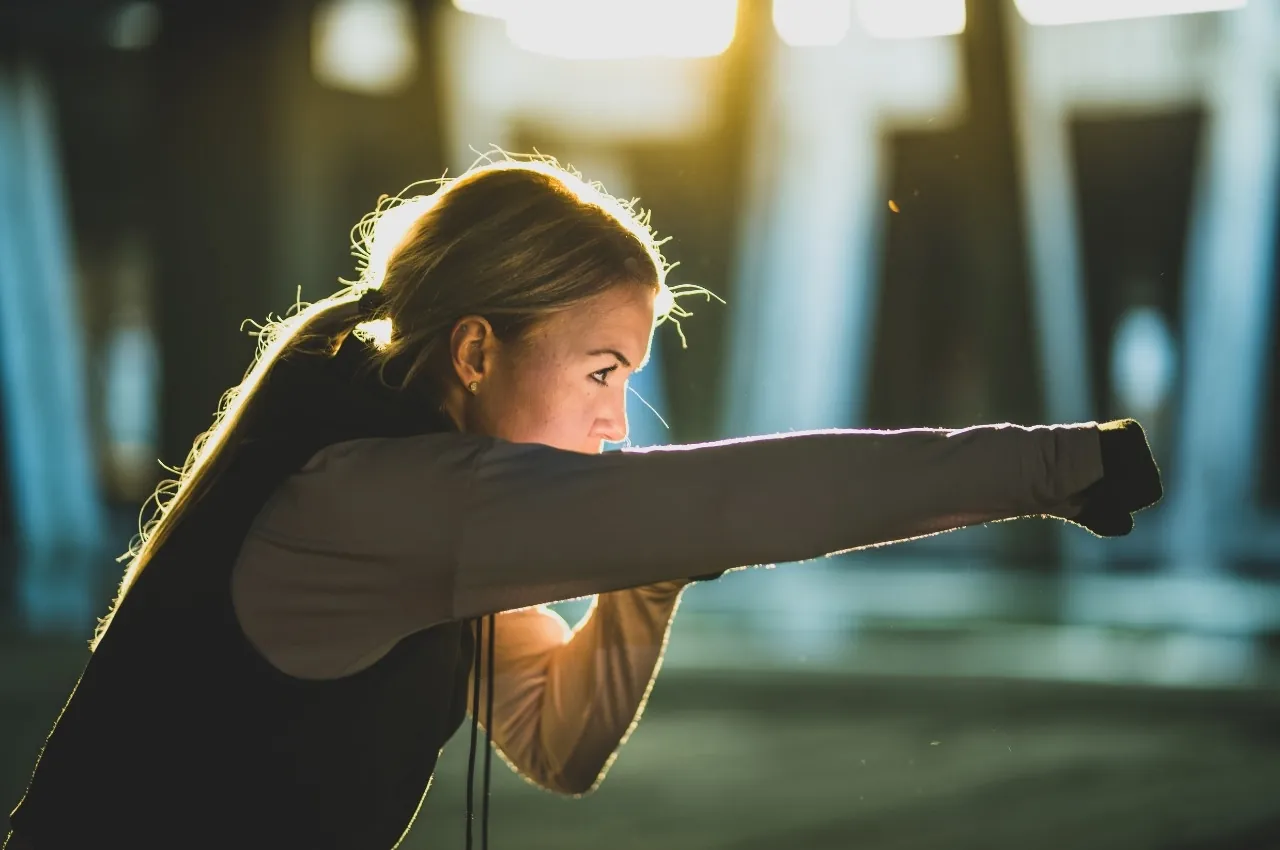 Women's Self Defense stress relief training at ABC Martial Arts